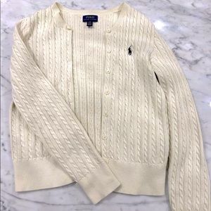 Polo by Ralph Lauren Off-White Kids Cardigan